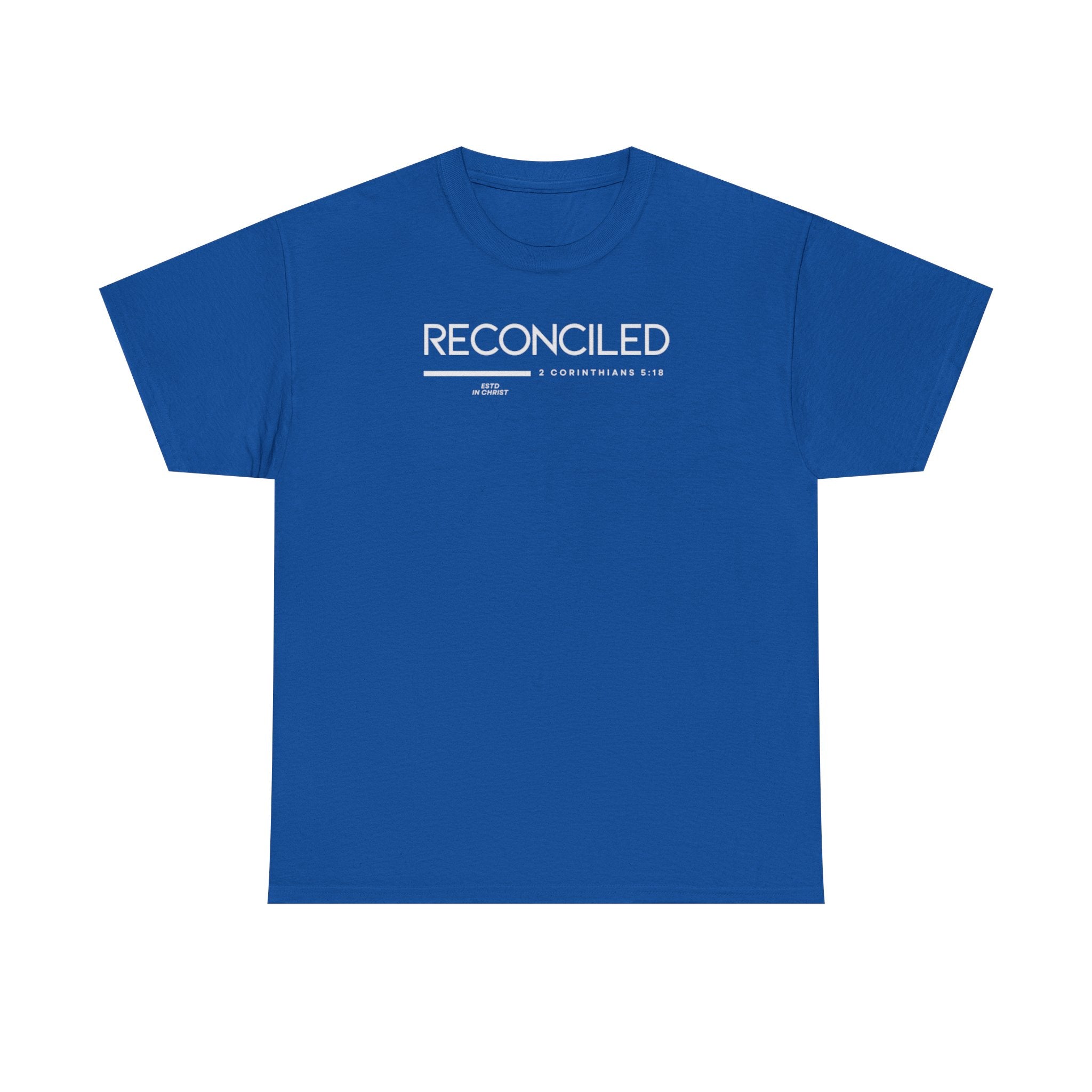 Reconciled (2 Corinthians 5:18) T-shirt