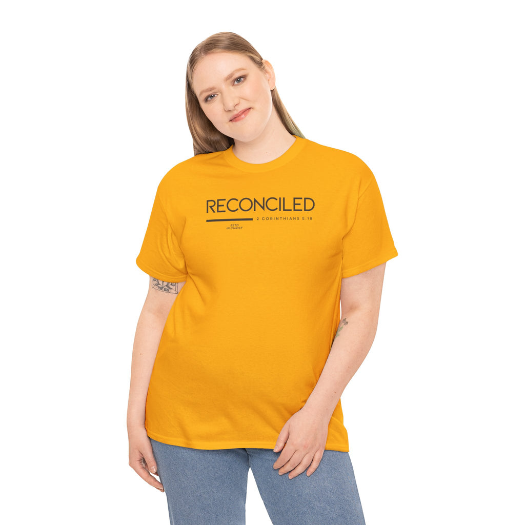 Reconciled (2 Corinthians 5:18) T-shirt