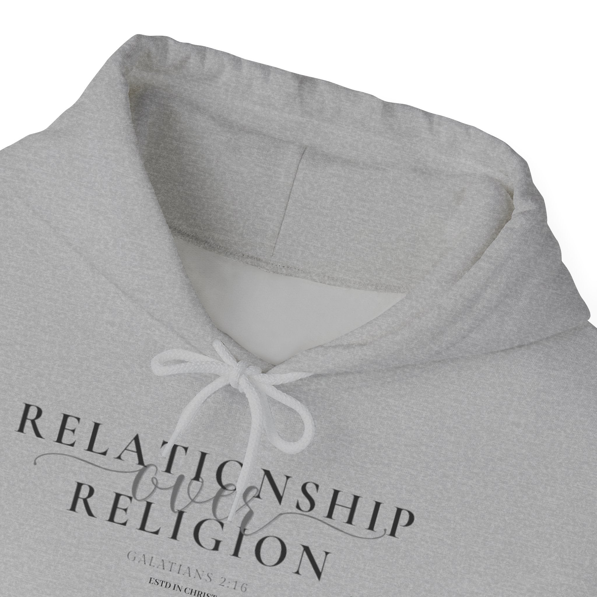 Relationship over Religion Galatians 2:16 Hoodie