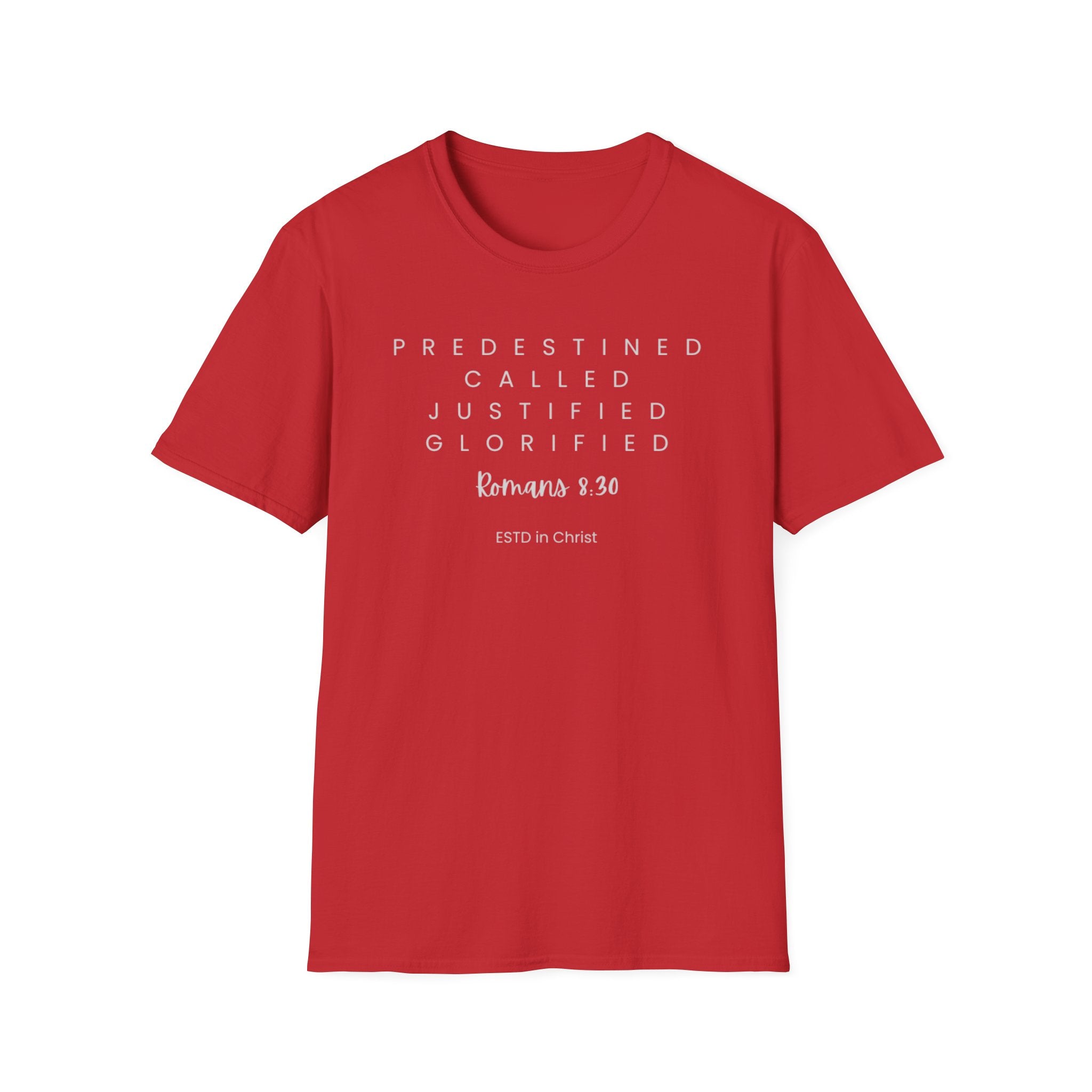 Predestined-Called-Justified-Glorified (Romans 8:30) T-shirt