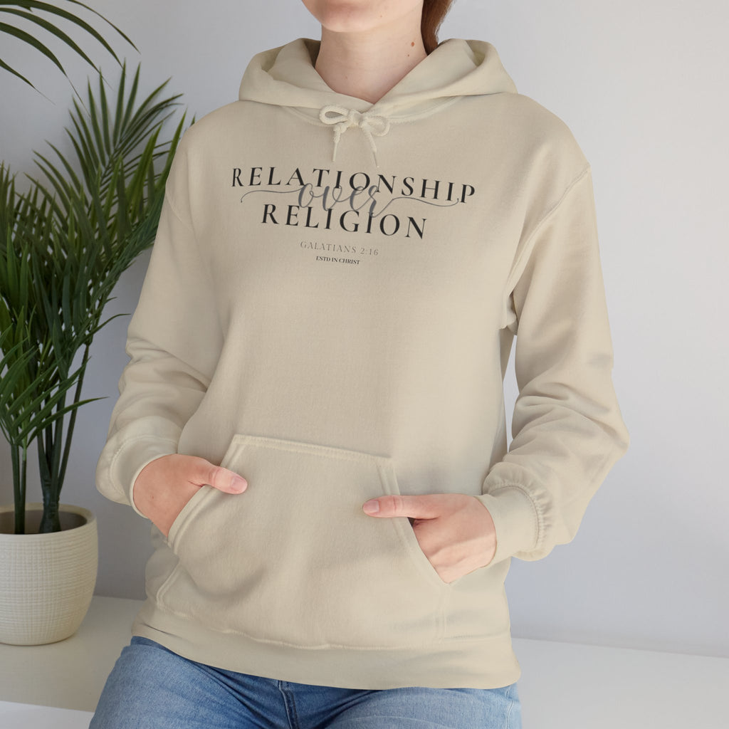 Relationship over Religion Galatians 2:16 Hoodie