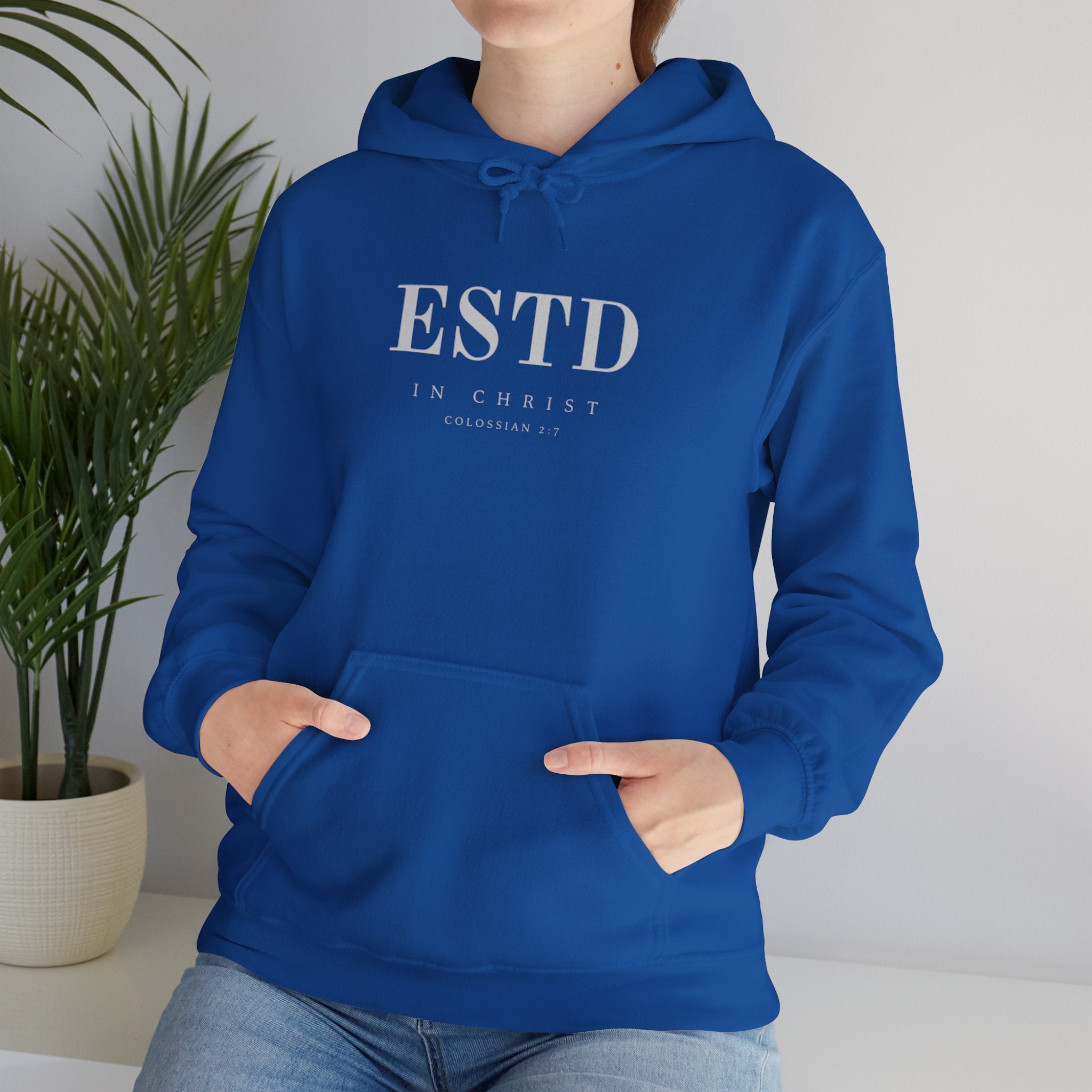 Official ESTD in Christ (Colossians 2:7) Hoodie