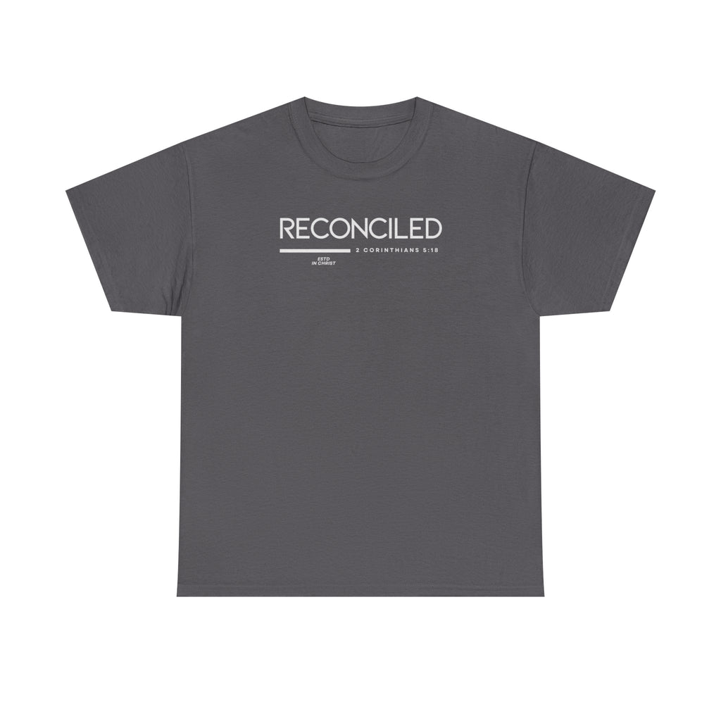 Reconciled (2 Corinthians 5:18) T-shirt