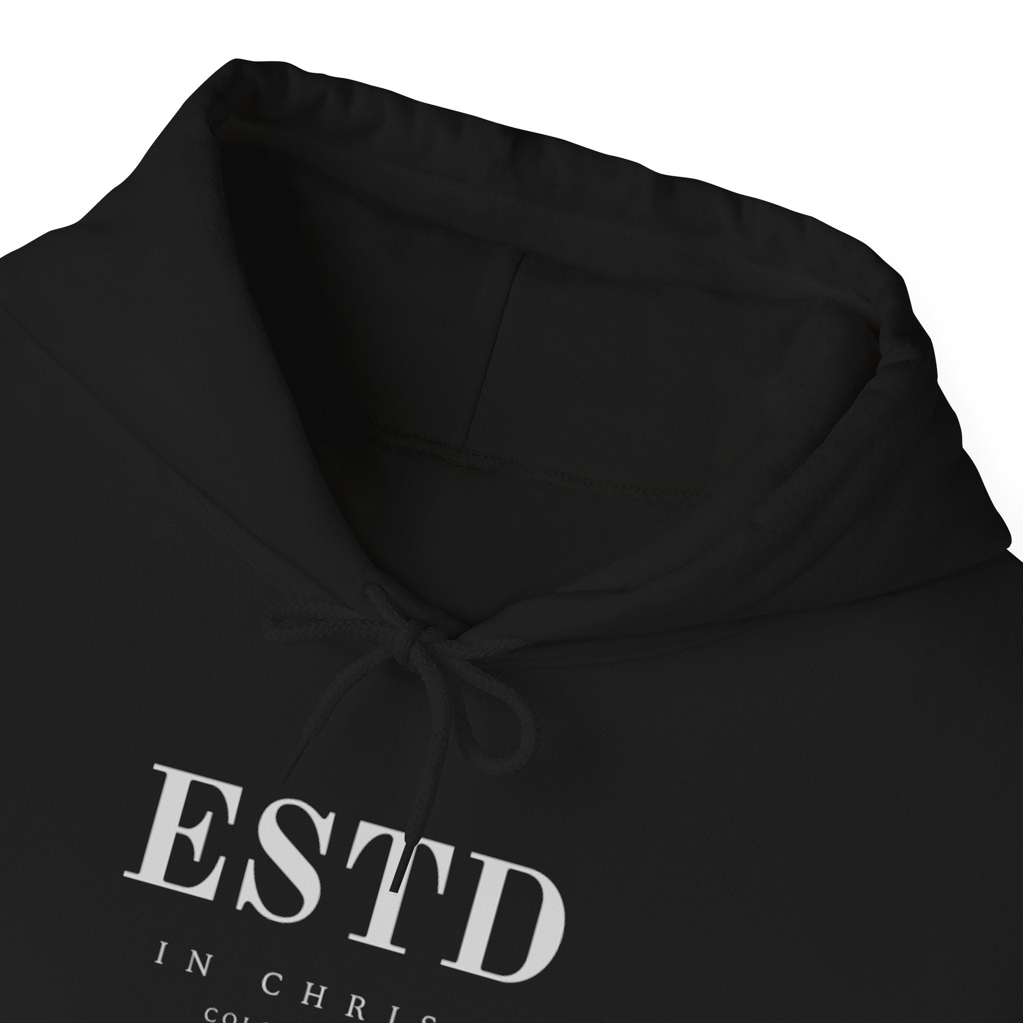 Official ESTD in Christ (Colossians 2:7) Hoodie