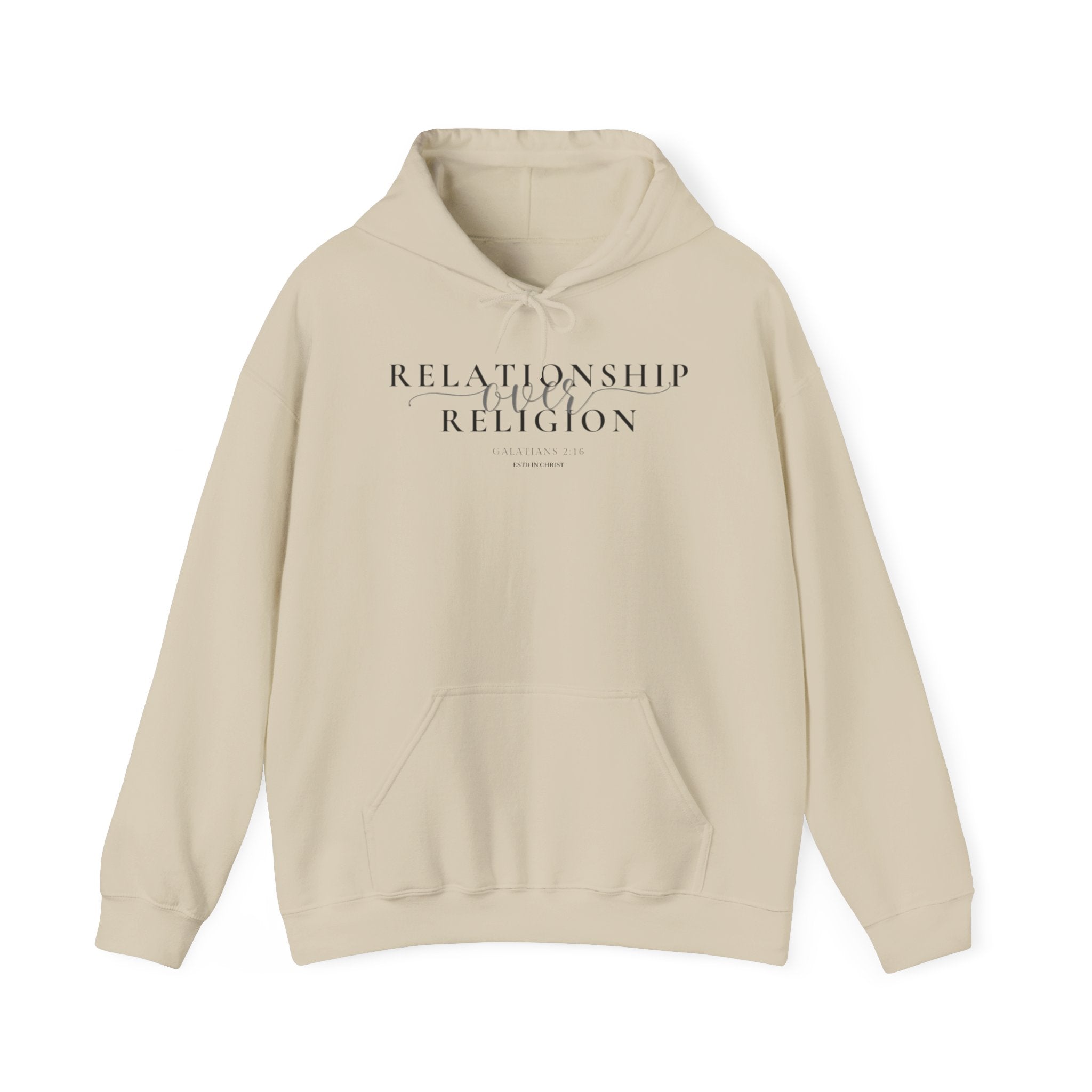 Relationship over Religion Galatians 2:16 Hoodie