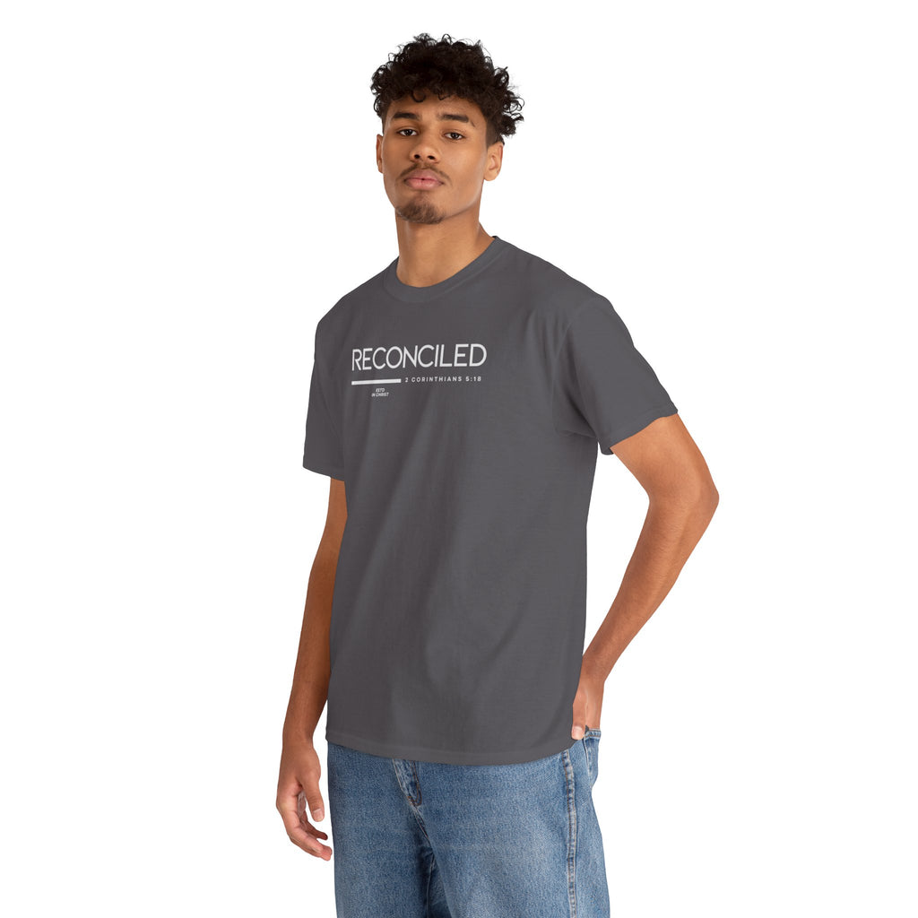 Reconciled (2 Corinthians 5:18) T-shirt