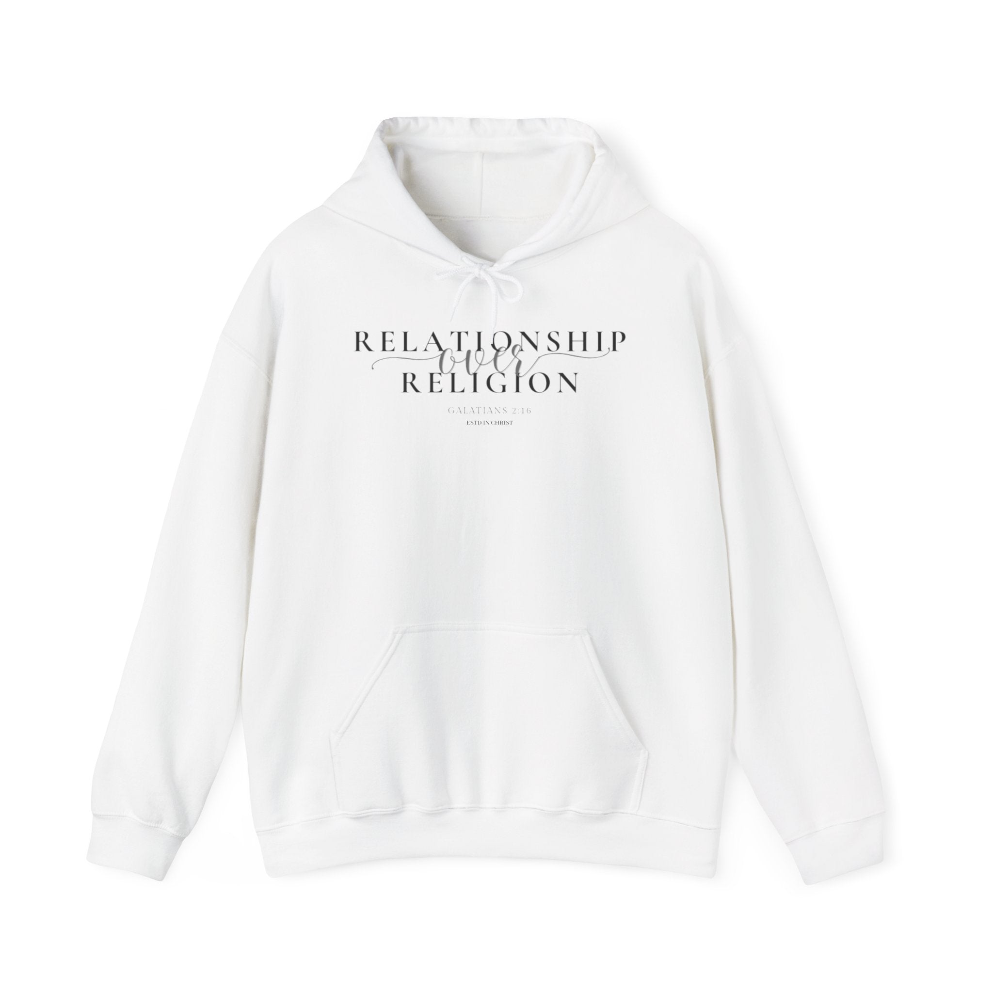 Relationship over Religion Galatians 2:16 Hoodie