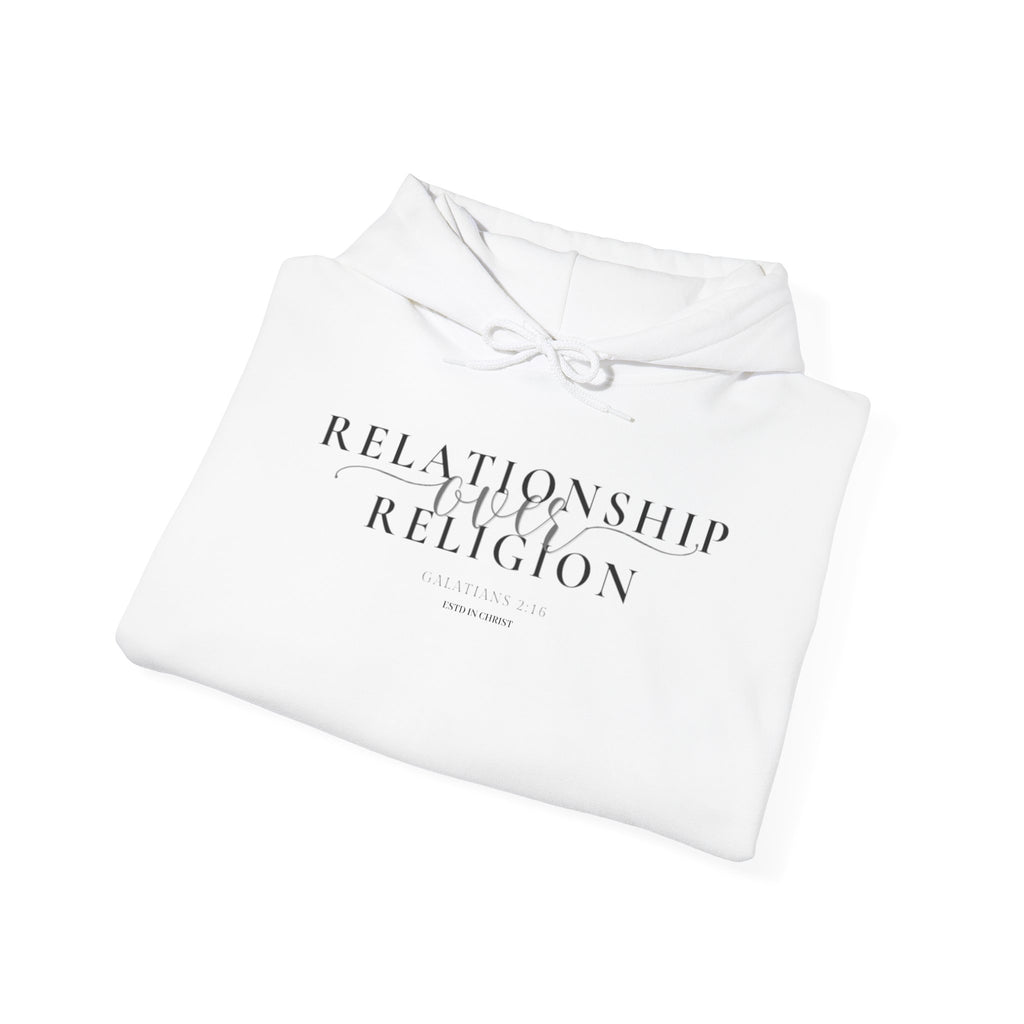 Relationship over Religion Galatians 2:16 Hoodie