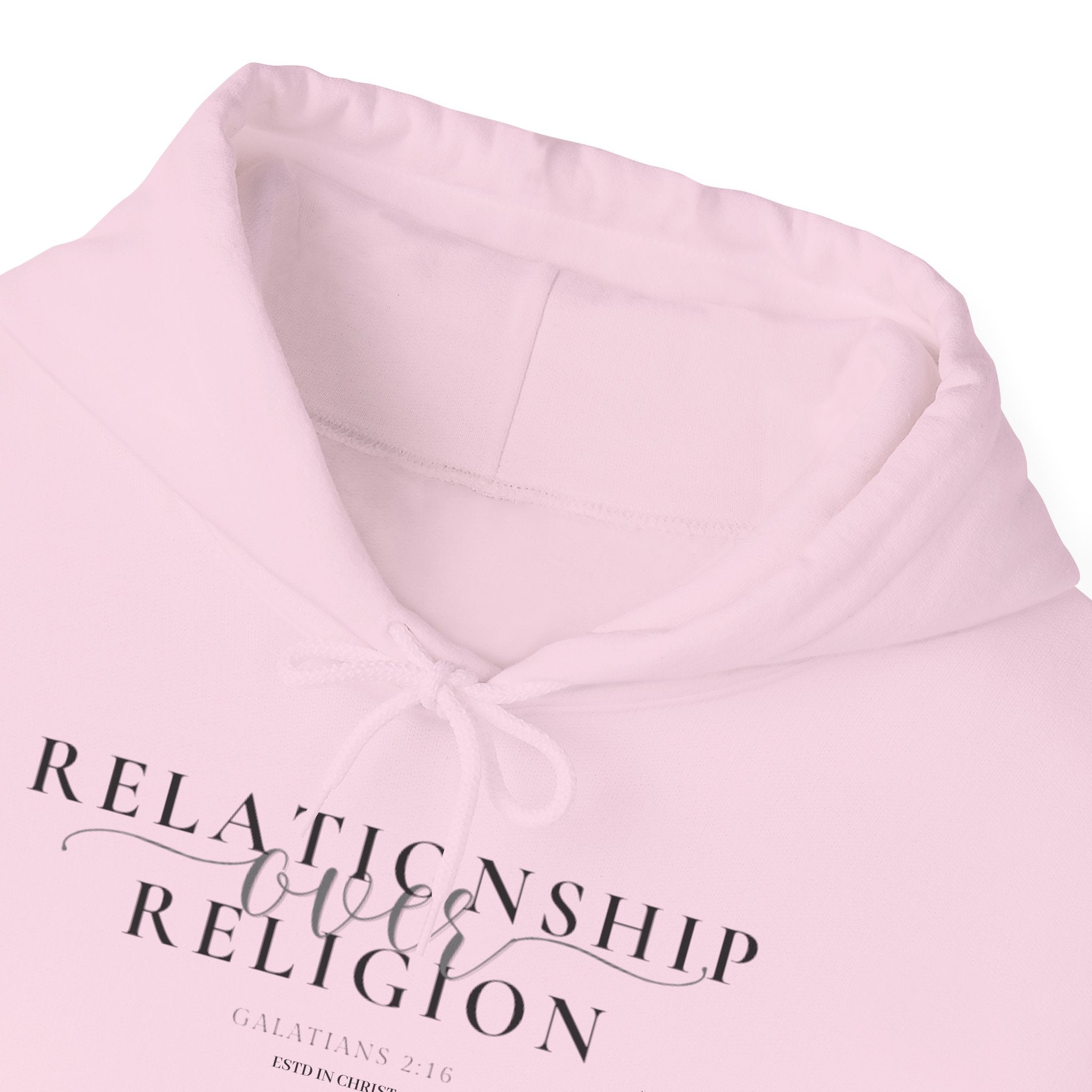 Relationship over Religion Galatians 2:16 Hoodie