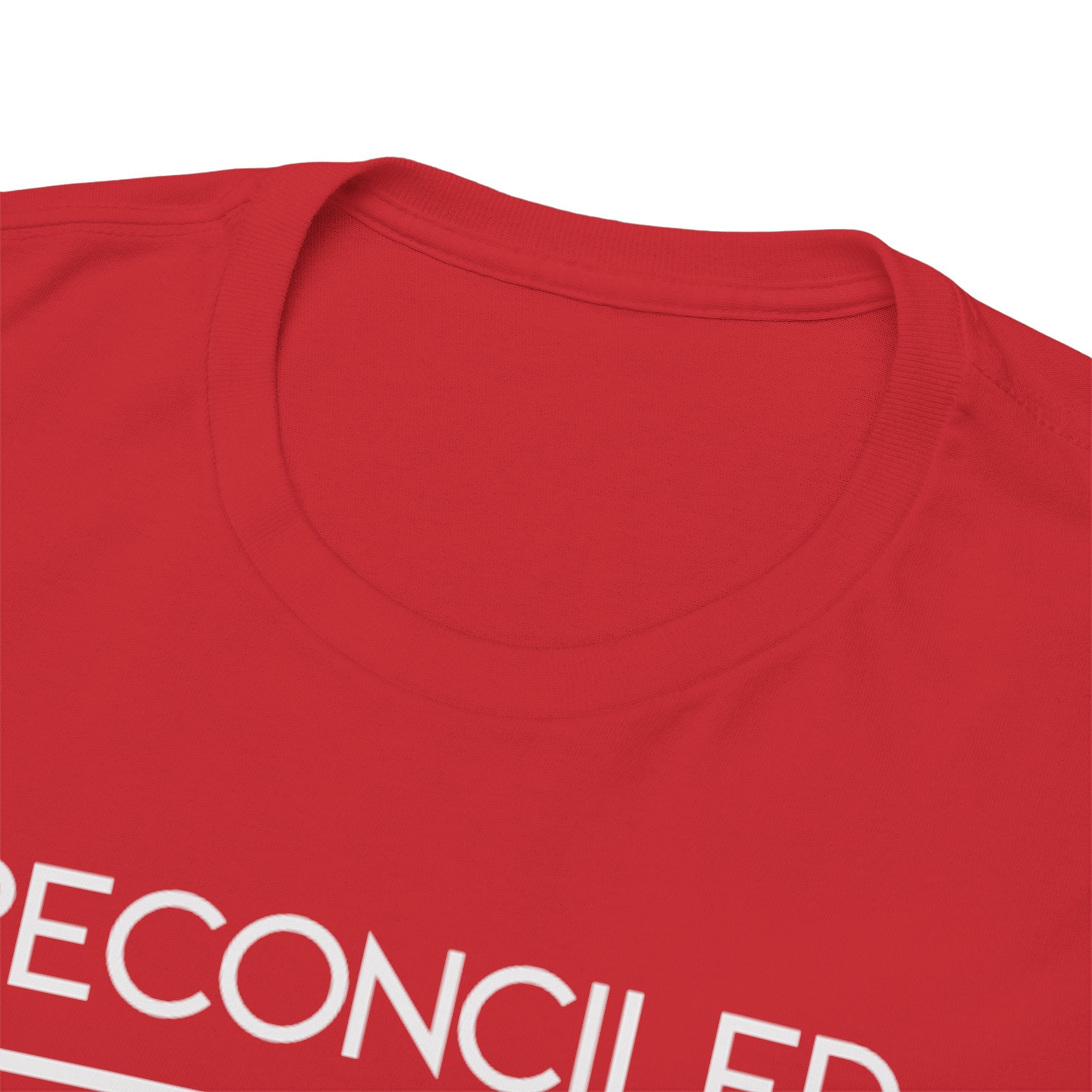 Reconciled (2 Corinthians 5:18) T-shirt