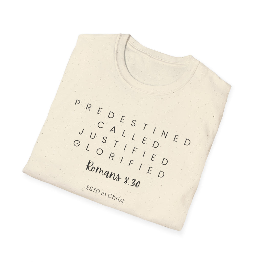 Predestined-Called-Justified-Glorified (Romans 8:30) T-shirt