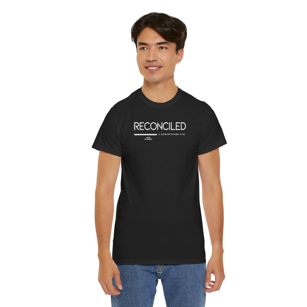 Reconciled (2 Corinthians 5:18) T-shirt