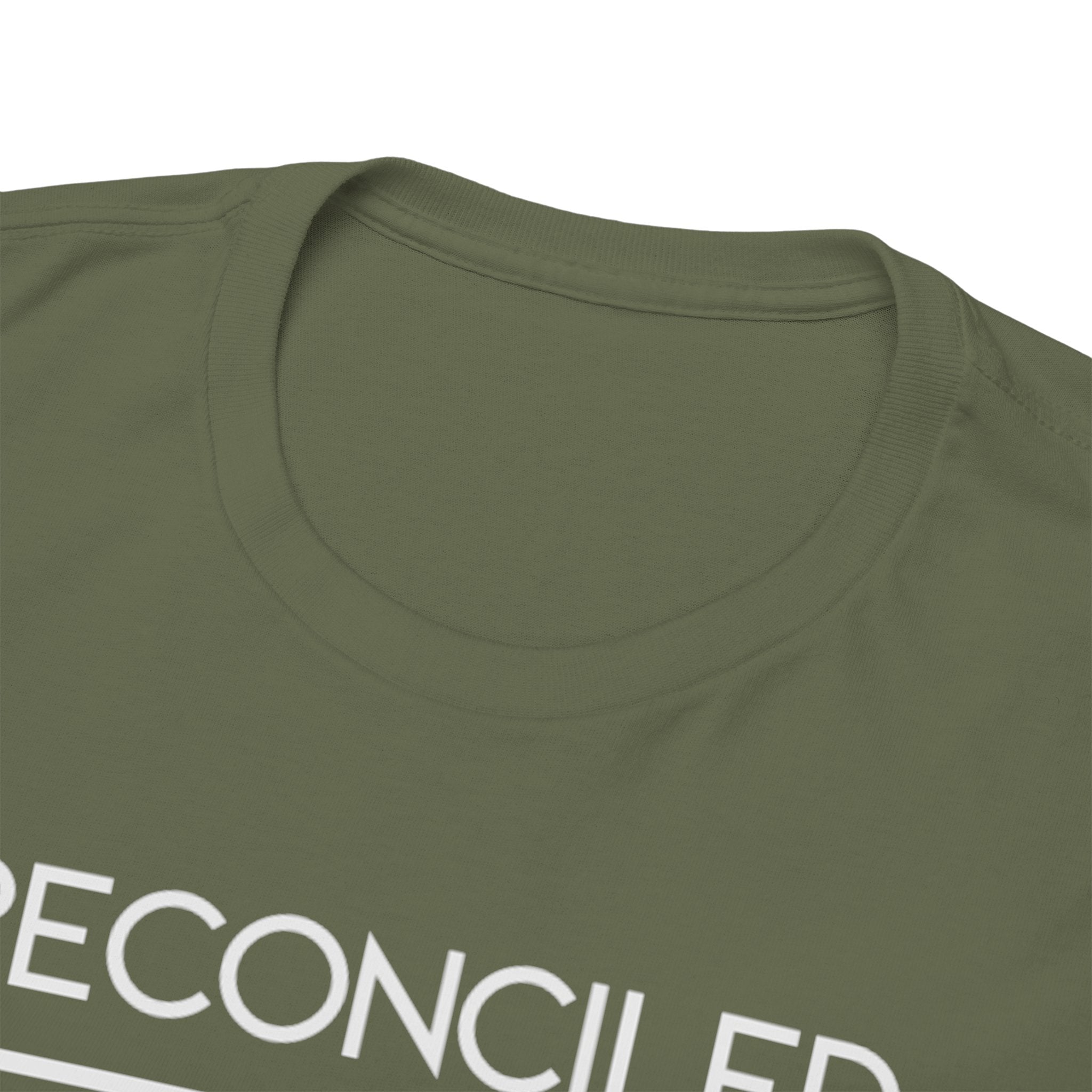 Reconciled (2 Corinthians 5:18) T-shirt