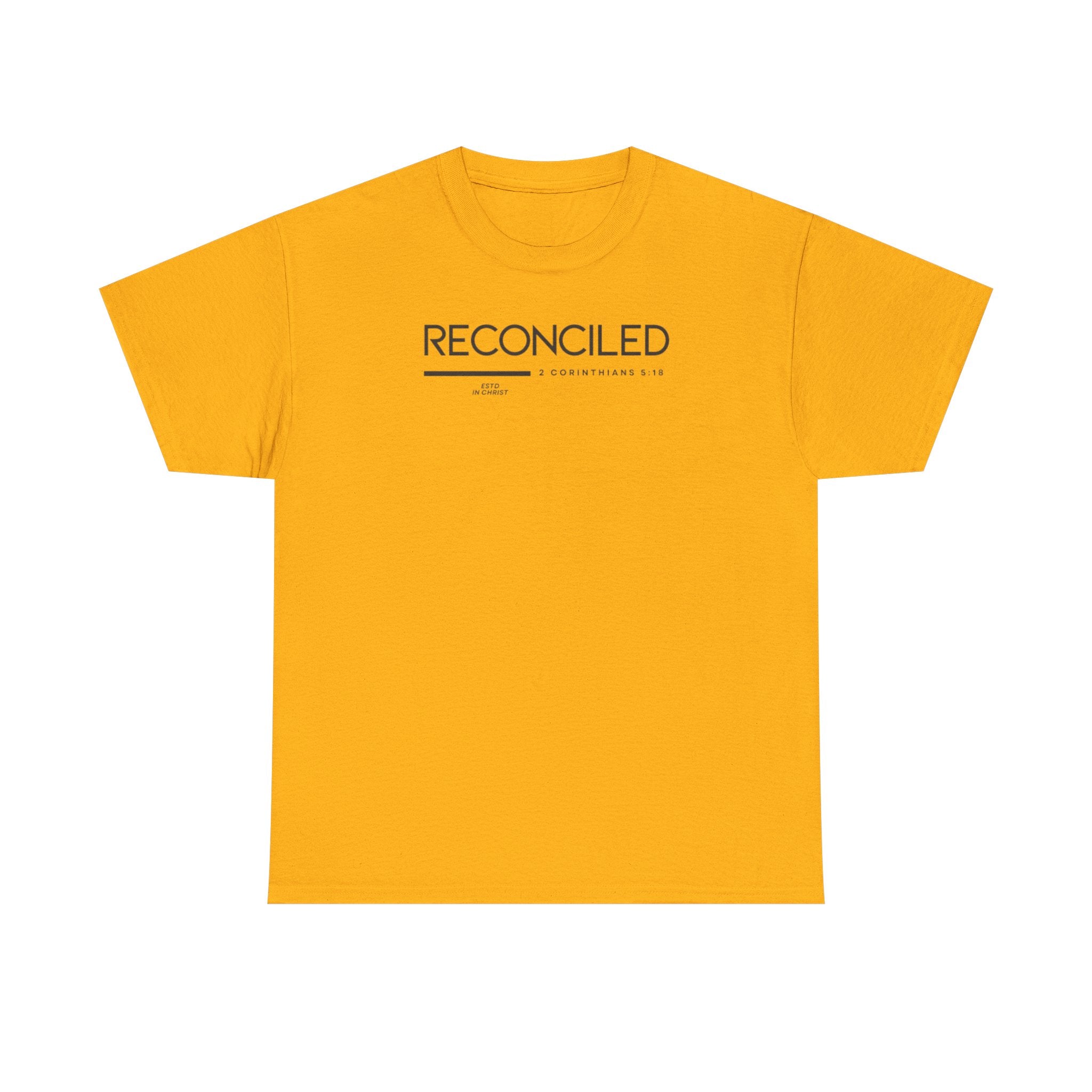 Reconciled (2 Corinthians 5:18) T-shirt