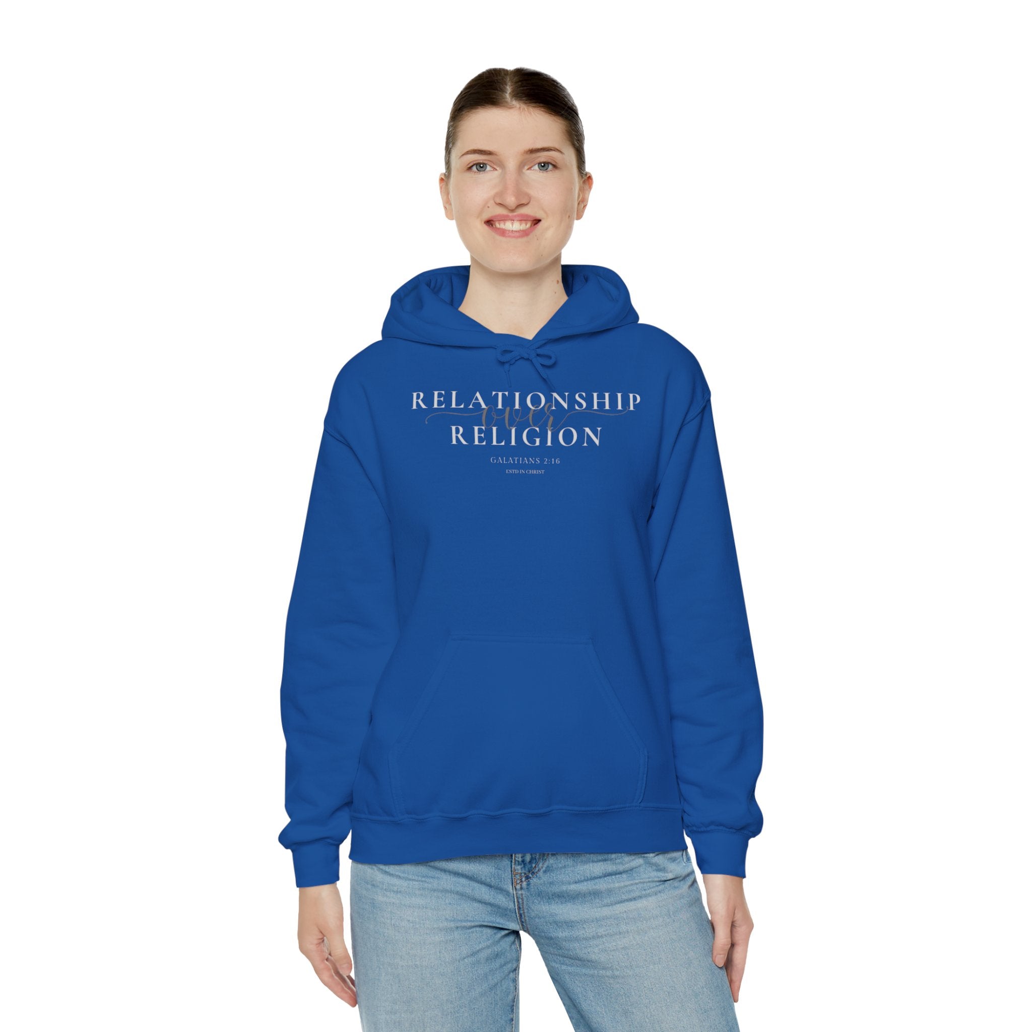 Relationship over Religion Galatians 2:16 Hoodie