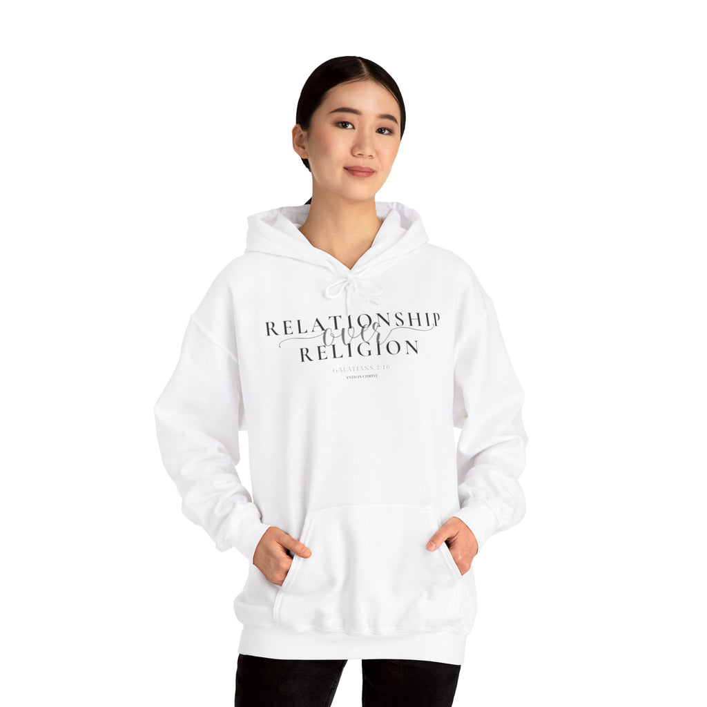 Relationship over Religion Galatians 2:16 Hoodie